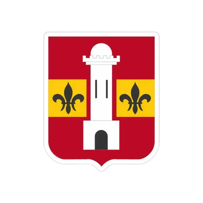 740th Antiaircraft Artillery Gun Battalion v2 (U.S. Army) REVERSE PRINT Transparent Die-Cut STICKER 2 Inch Die-Cut Transparent - The Sticker Space