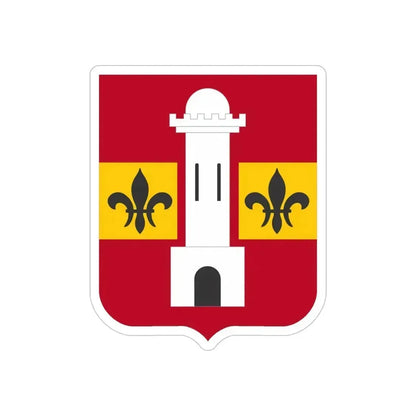 740th Antiaircraft Artillery Gun Battalion v2 (U.S. Army) REVERSE PRINT Transparent Die-Cut STICKER 6 Inch Die-Cut Transparent - The Sticker Space