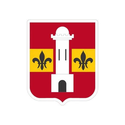 740th Antiaircraft Artillery Gun Battalion v2 (U.S. Army) REVERSE PRINT Transparent Die-Cut STICKER - The Sticker Space