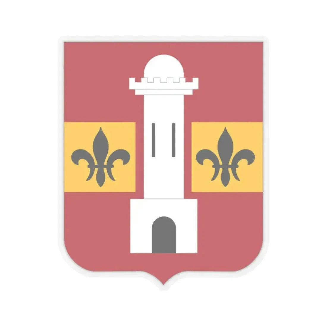 740th Antiaircraft Artillery Gun Battalion v2 (U.S. Army) STICKER Vinyl Kiss-Cut Decal 2 Inch Transparent - The Sticker Space