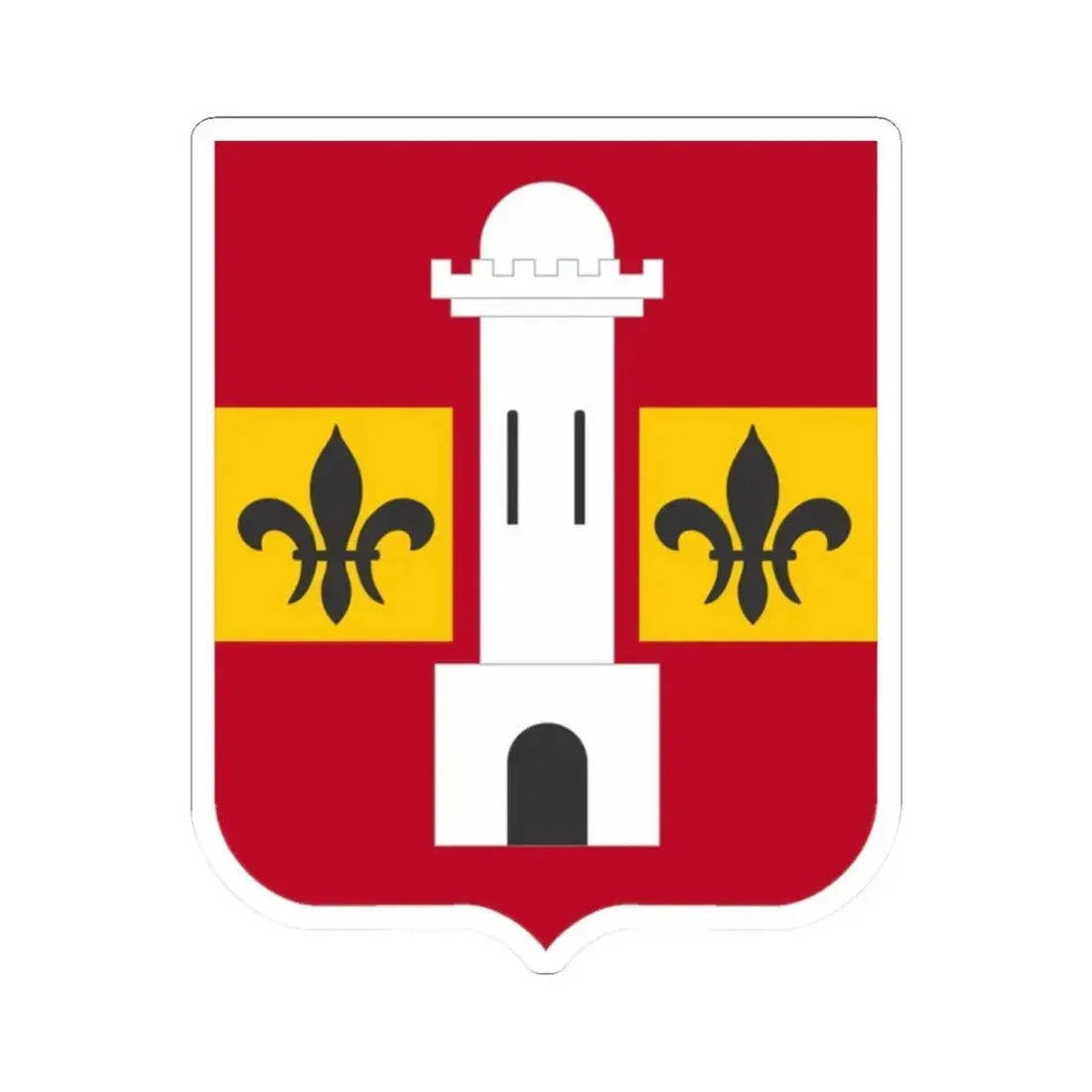 740th Antiaircraft Artillery Gun Battalion v2 (U.S. Army) STICKER Vinyl Kiss-Cut Decal 2 Inch White - The Sticker Space