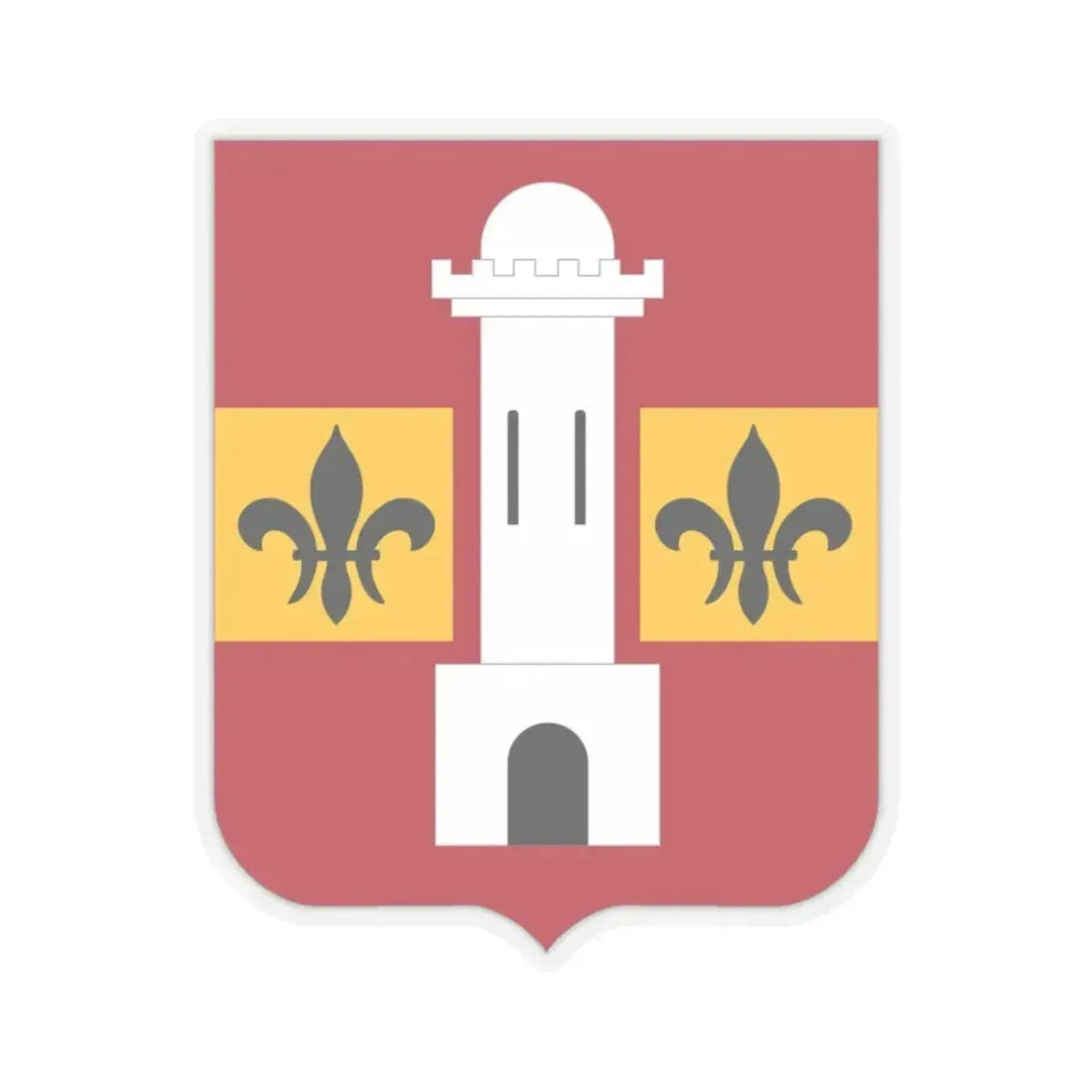 740th Antiaircraft Artillery Gun Battalion v2 (U.S. Army) STICKER Vinyl Kiss-Cut Decal 3 Inch Transparent - The Sticker Space