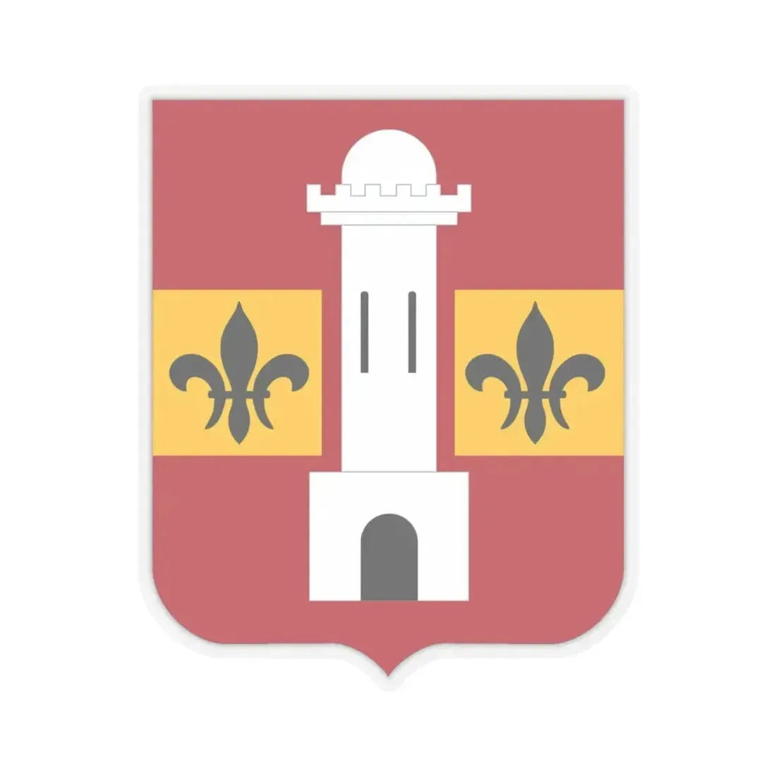 740th Antiaircraft Artillery Gun Battalion v2 (U.S. Army) STICKER Vinyl Kiss-Cut Decal 4 Inch Transparent - The Sticker Space