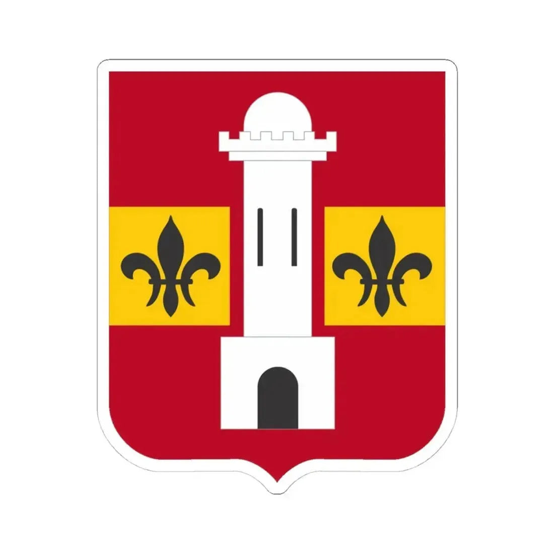 740th Antiaircraft Artillery Gun Battalion v2 (U.S. Army) STICKER Vinyl Kiss-Cut Decal 4 Inch White - The Sticker Space