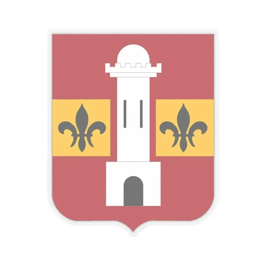 740th Antiaircraft Artillery Gun Battalion v2 (U.S. Army) STICKER Vinyl Kiss-Cut Decal 6 Inch Transparent - The Sticker Space