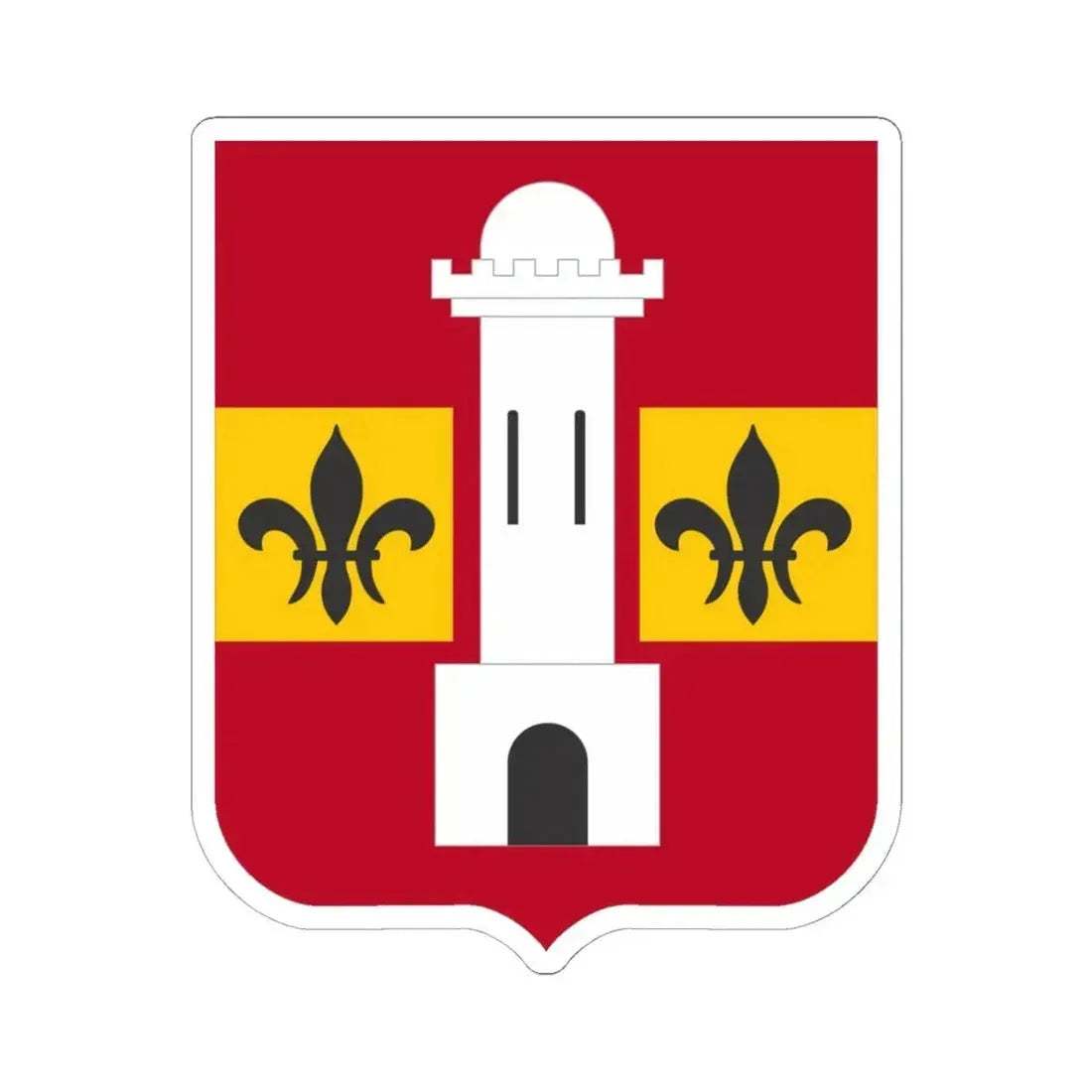 740th Antiaircraft Artillery Gun Battalion v2 (U.S. Army) STICKER Vinyl Kiss-Cut Decal 6 Inch White - The Sticker Space