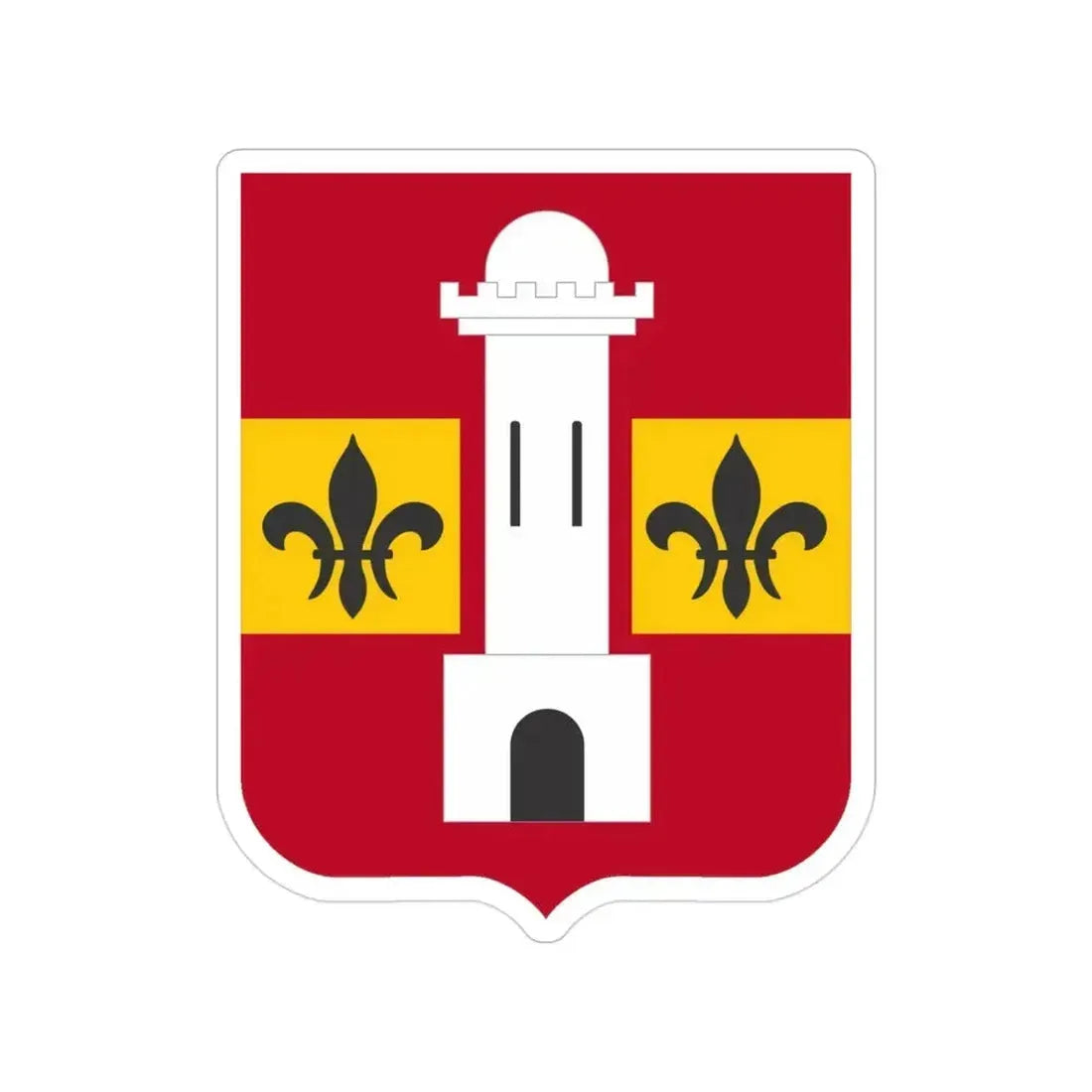 740th Antiaircraft Artillery Gun Battalion v2 (U.S. Army) Transparent STICKER Die-Cut Vinyl Decal 3 Inch - The Sticker Space