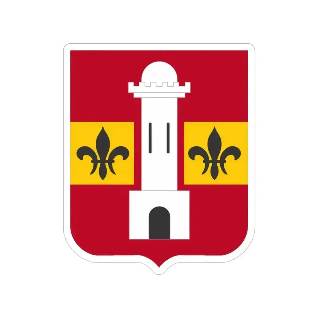 740th Antiaircraft Artillery Gun Battalion v2 (U.S. Army) Transparent STICKER Die-Cut Vinyl Decal 4 Inch - The Sticker Space