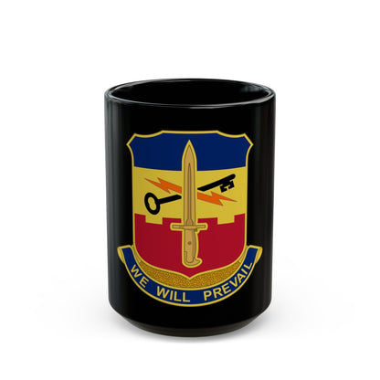 741 Engineer Battalion (U.S. Army) Black Coffee Mug-15oz-The Sticker Space