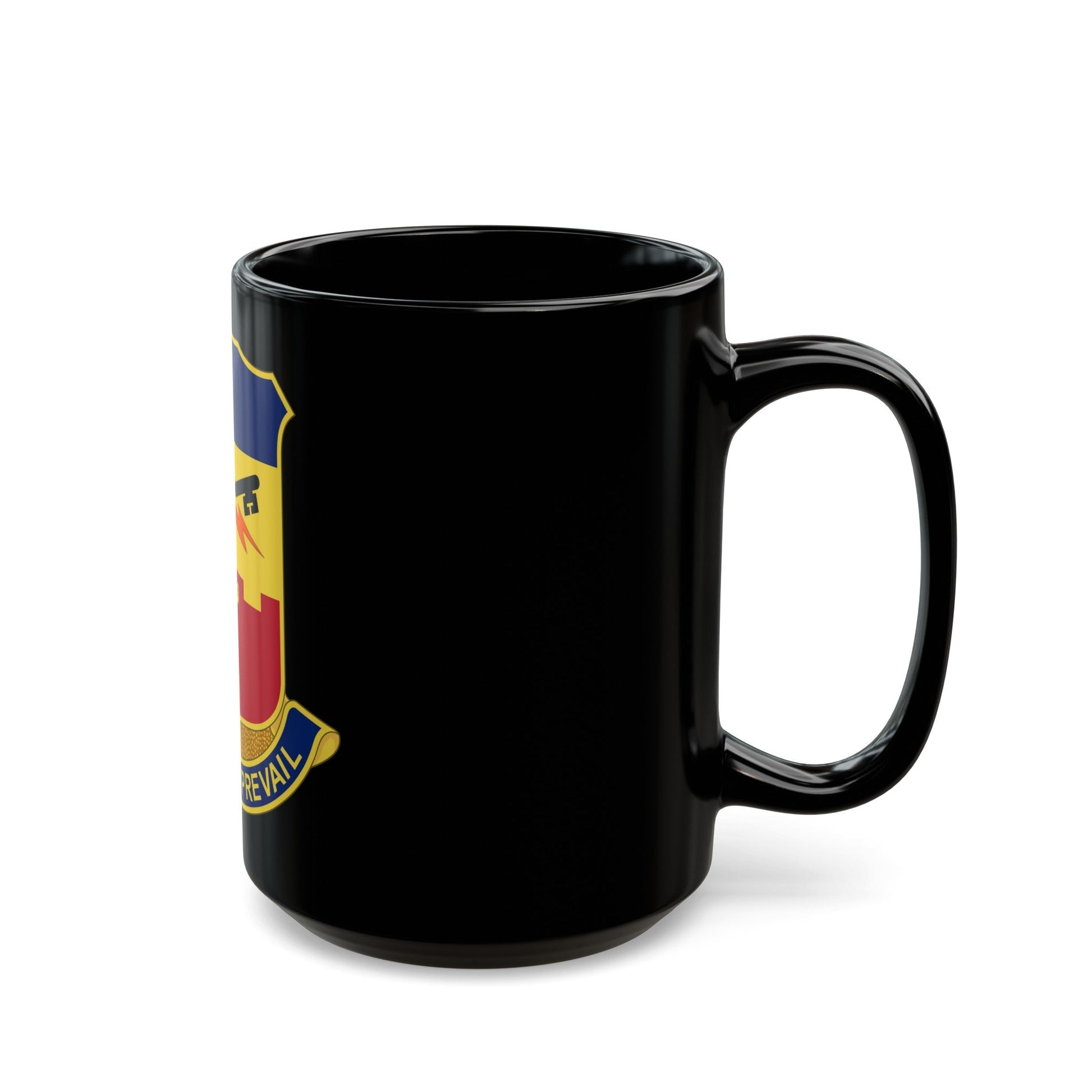 741 Engineer Battalion (U.S. Army) Black Coffee Mug-The Sticker Space