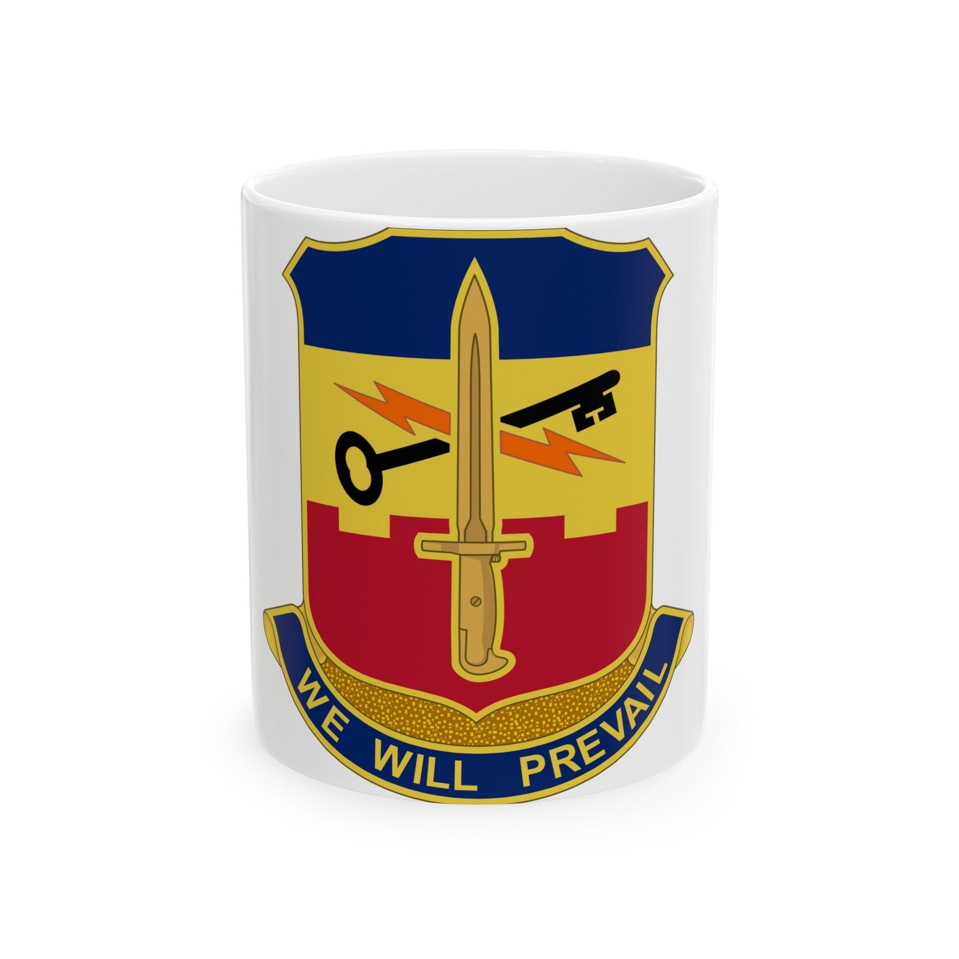 741 Engineer Battalion (U.S. Army) White Coffee Mug-11oz-The Sticker Space