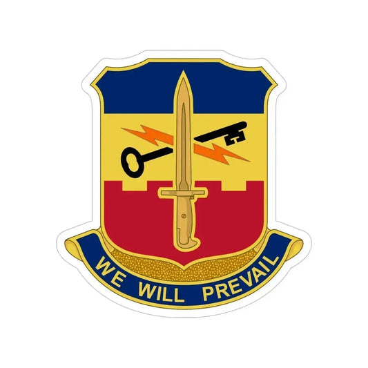 741 Engineer Battalion (U.S. Army) Transparent STICKER Die-Cut Vinyl Decal 6 Inch - The Sticker Space