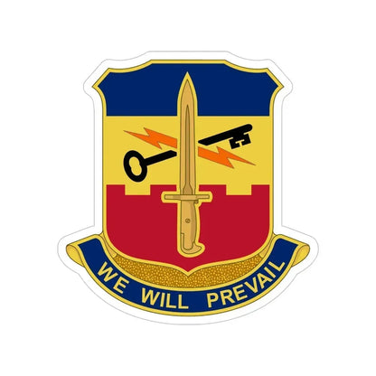 741 Engineer Battalion (U.S. Army) Transparent STICKER Die-Cut Vinyl Decal 6 Inch - The Sticker Space