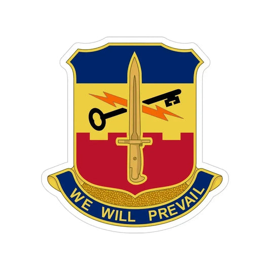 741 Engineer Battalion (U.S. Army) Transparent STICKER Die-Cut Vinyl Decal 6 Inch - The Sticker Space