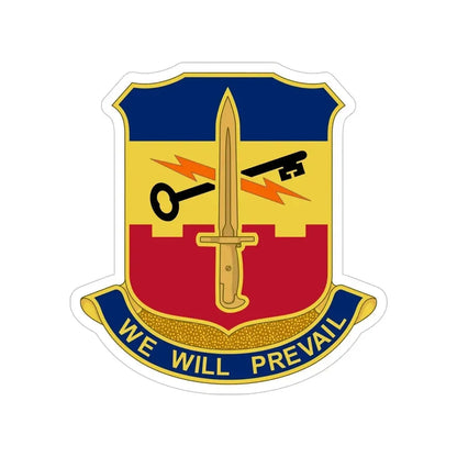 741 Engineer Battalion (U.S. Army) Transparent STICKER Die-Cut Vinyl Decal - The Sticker Space