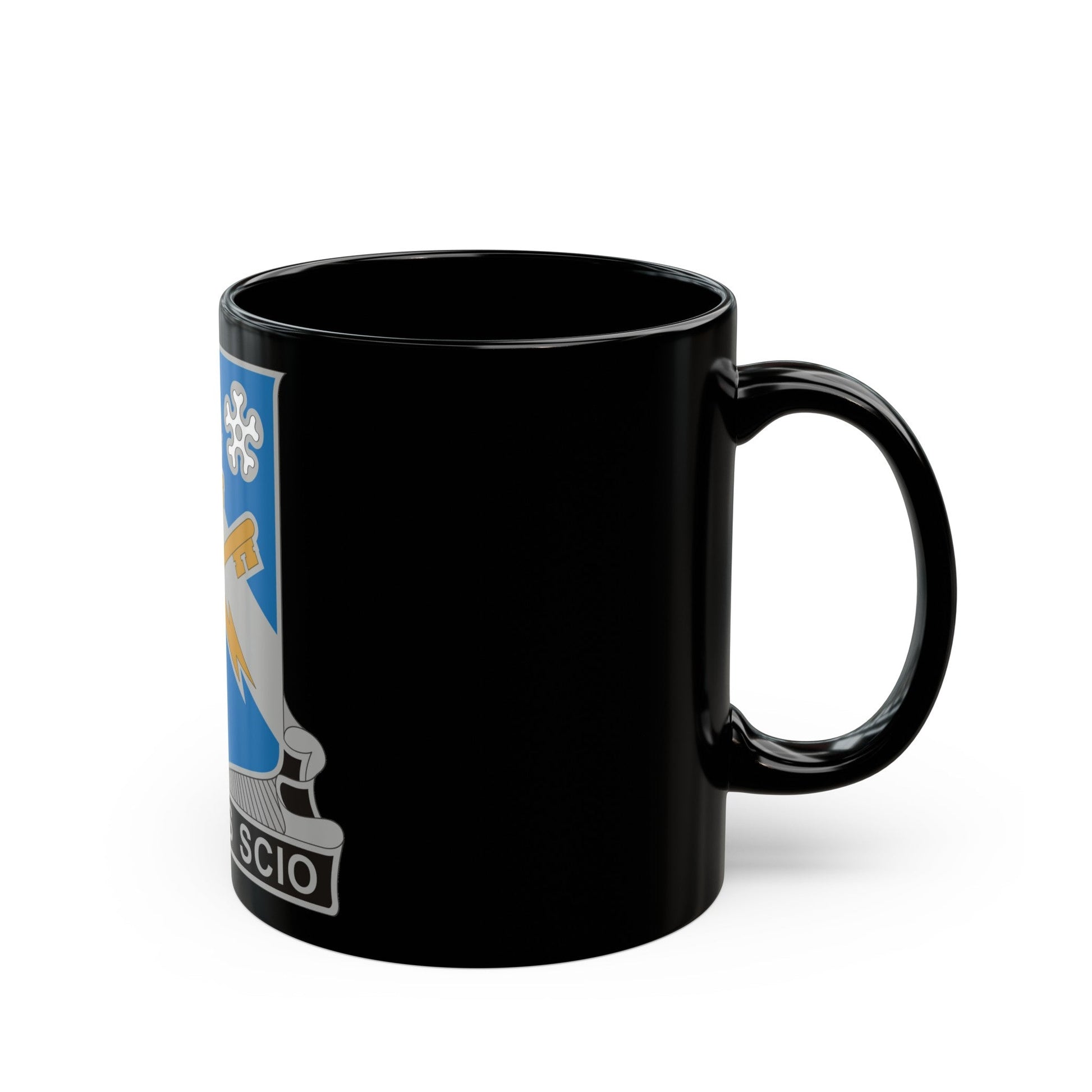 741 Military Intelligence Battalion (U.S. Army) Black Coffee Mug-The Sticker Space