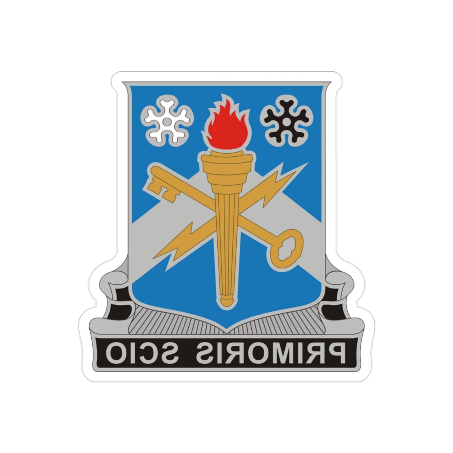 741 Military Intelligence Battalion (U.S. Army) REVERSE PRINT Transparent STICKER-2 Inch-The Sticker Space