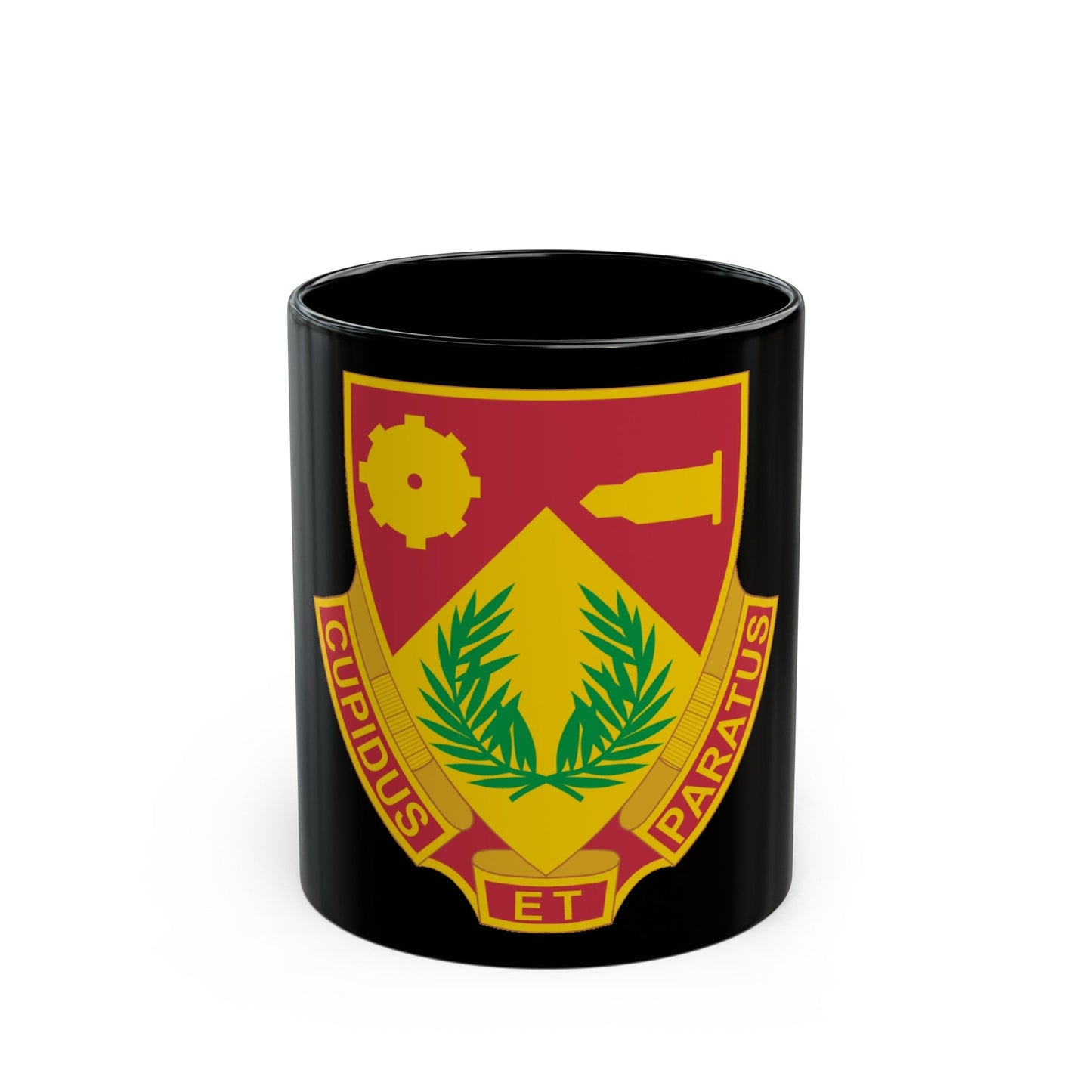 741 Ordnance Battalion (U.S. Army) Black Coffee Mug-11oz-The Sticker Space