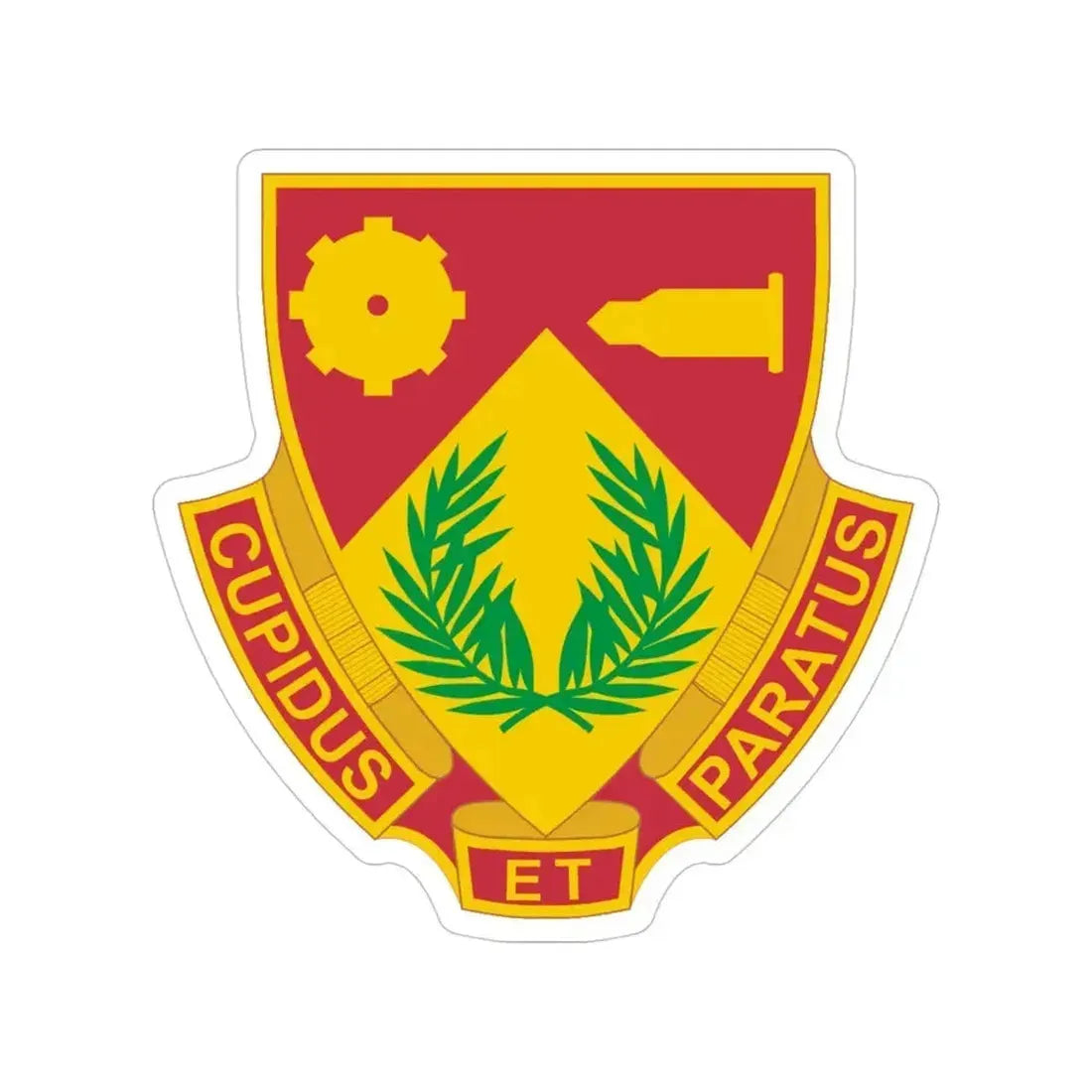 741 Ordnance Battalion (U.S. Army) Transparent STICKER Die-Cut Vinyl Decal 4 Inch - The Sticker Space