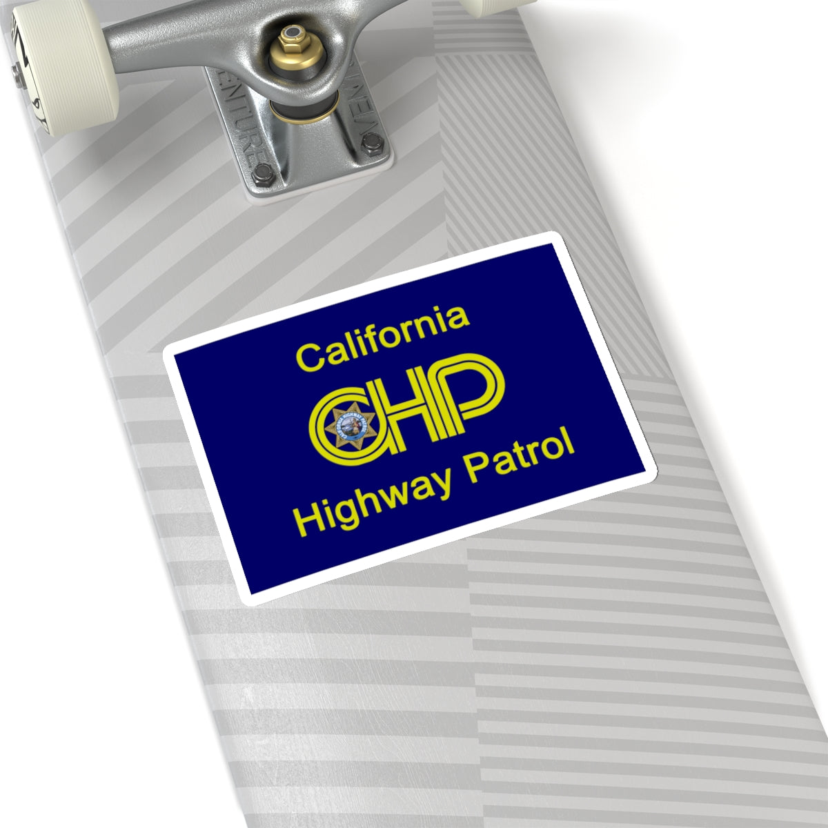 California Highway Patrol Flag - STICKER Vinyl Kiss-Cut Decal