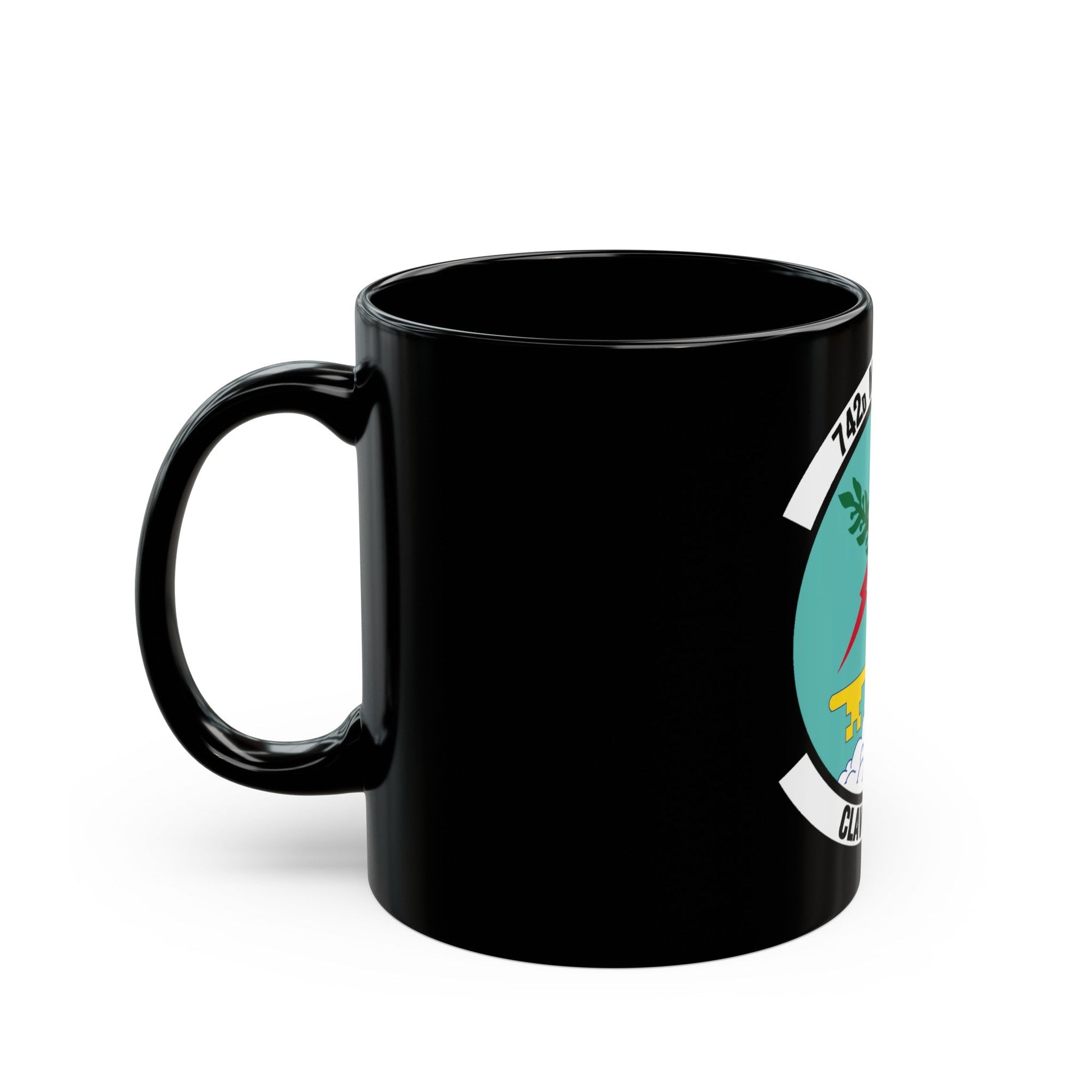 742 Missile Squadron AFGSC (U.S. Air Force) Black Coffee Mug-The Sticker Space