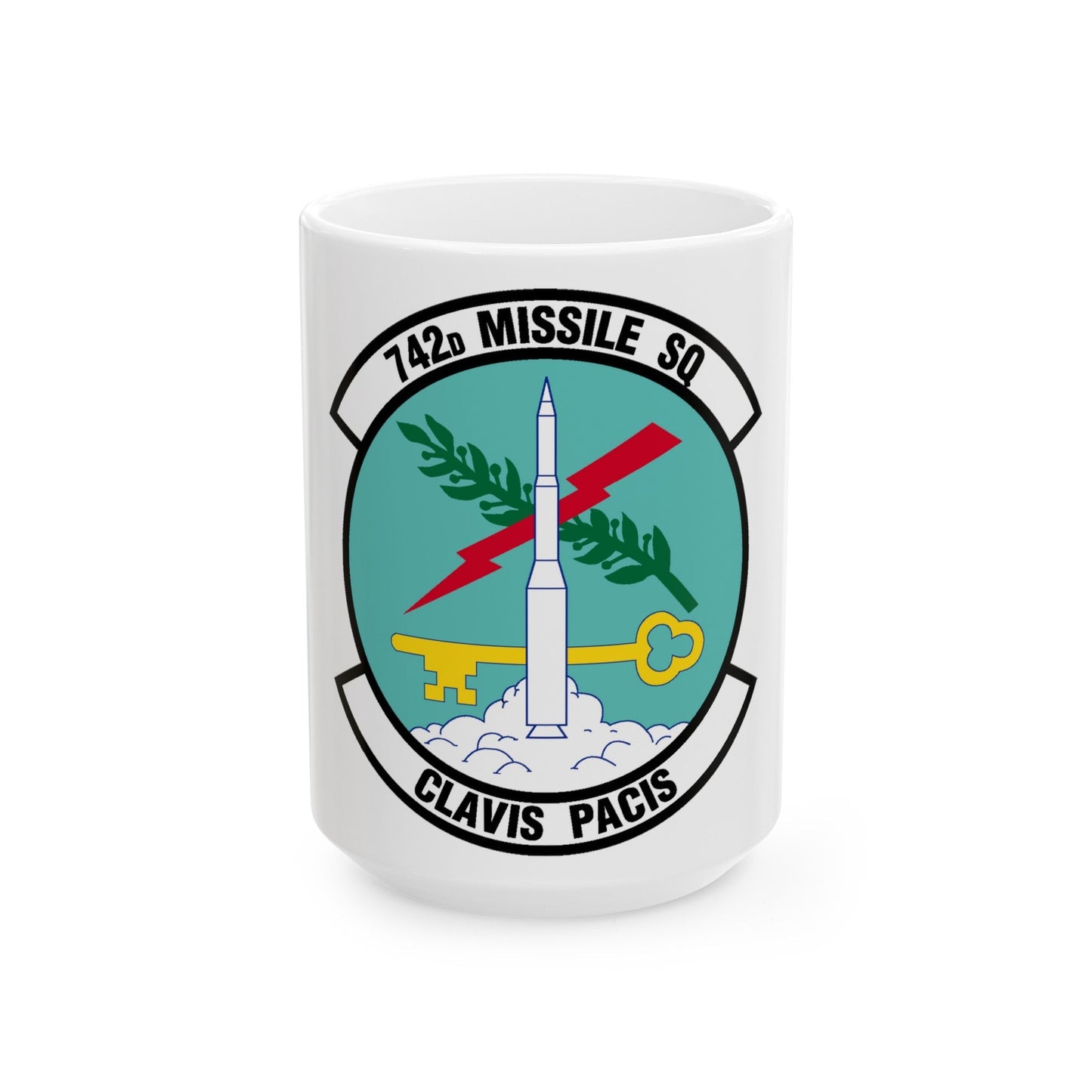 742 Missile Squadron AFGSC (U.S. Air Force) White Coffee Mug-15oz-The Sticker Space