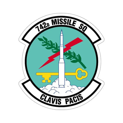 742 Missile Squadron AFGSC (U.S. Air Force) STICKER Vinyl Die-Cut Decal - The Sticker Space