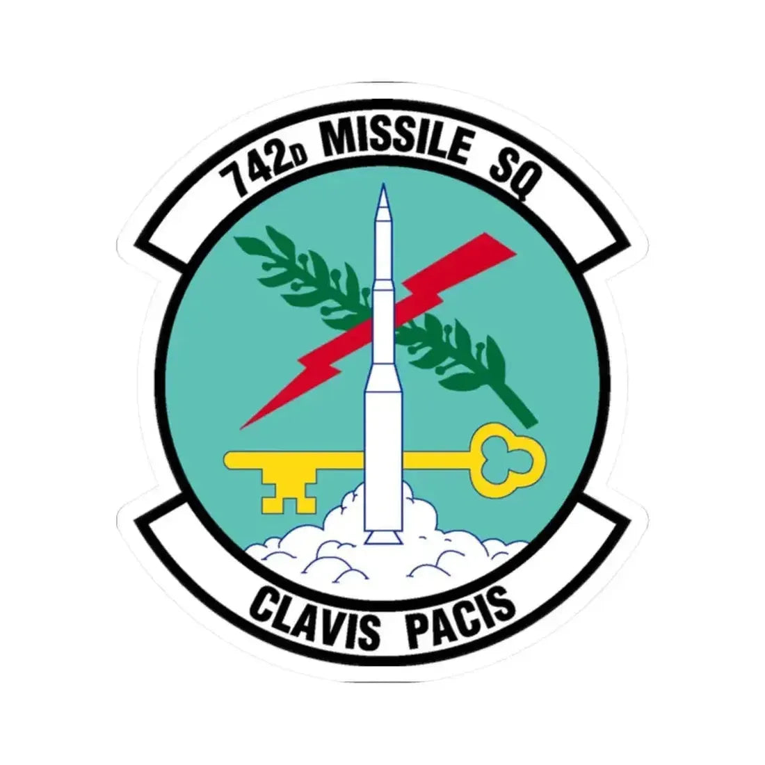 742 Missile Squadron AFGSC (U.S. Air Force) STICKER Vinyl Kiss-Cut Decal - The Sticker Space