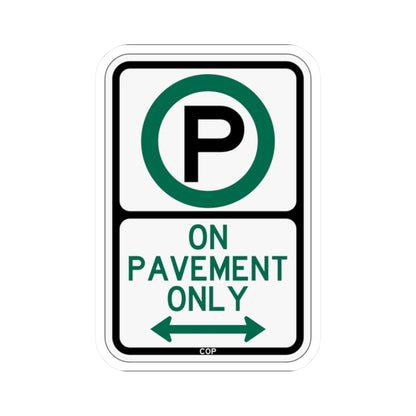PBOT Road sign P3970 (Oregon) (Road Sign) STICKER Vinyl Kiss-Cut Decal