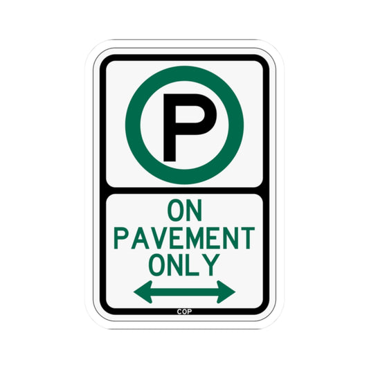 PBOT Road sign P3970 (Oregon) (Road Sign) STICKER Vinyl Kiss-Cut Decal