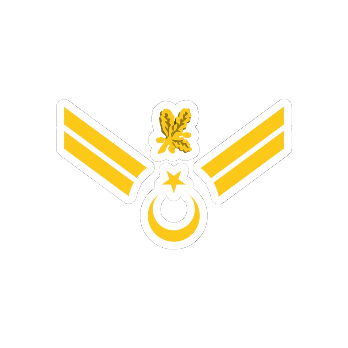 Navy TUR OR 06b (Turkey) (Military Rank) STICKER Vinyl Kiss-Cut Decal