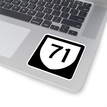 PR urban primary 71 (Puerto Rico) (Road Sign) STICKER Vinyl Kiss-Cut Decal