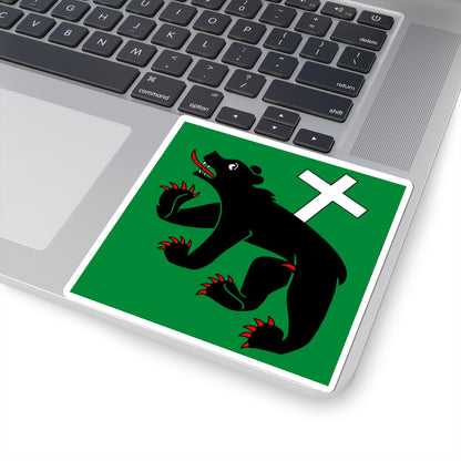 CHE Urseren Flag (Switzerland) STICKER Vinyl Kiss-Cut Decal