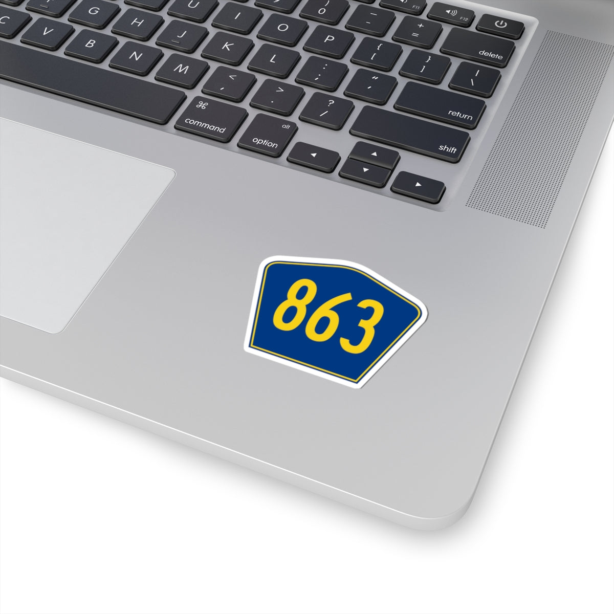 PR secondary 863 (Puerto Rico) (Road Sign) STICKER Vinyl Kiss-Cut Decal