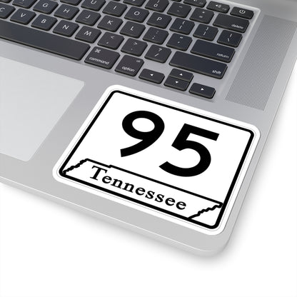 Tennessee 95 (Tennessee) (Road Sign) STICKER Vinyl Kiss-Cut Decal