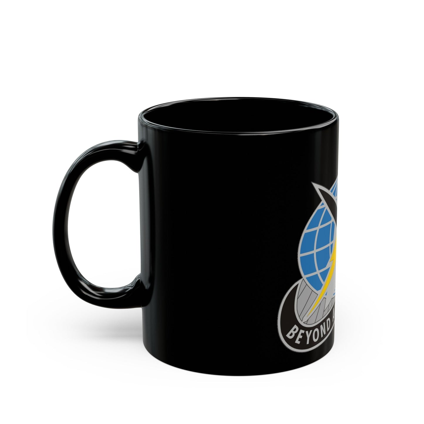 743 Military Intelligence Battalion (U.S. Army) Black Coffee Mug-The Sticker Space