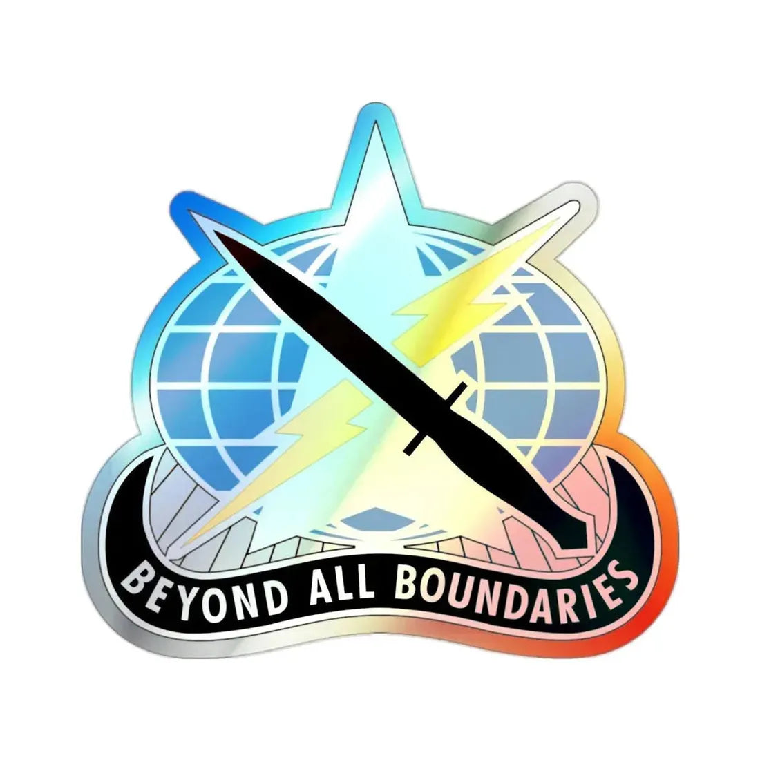 743 Military Intelligence Battalion (U.S. Army) Holographic STICKER Die-Cut Vinyl Decal - The Sticker Space