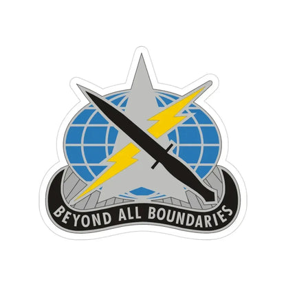 743 Military Intelligence Battalion (U.S. Army) Transparent STICKER Die-Cut Vinyl Decal - The Sticker Space