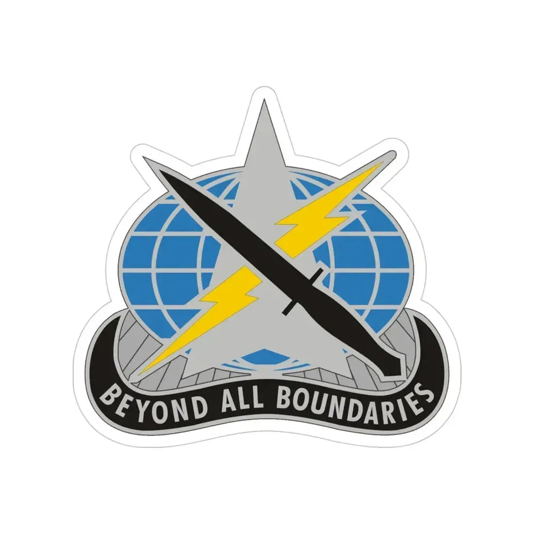 743 Military Intelligence Battalion (U.S. Army) Transparent STICKER Die-Cut Vinyl Decal - The Sticker Space