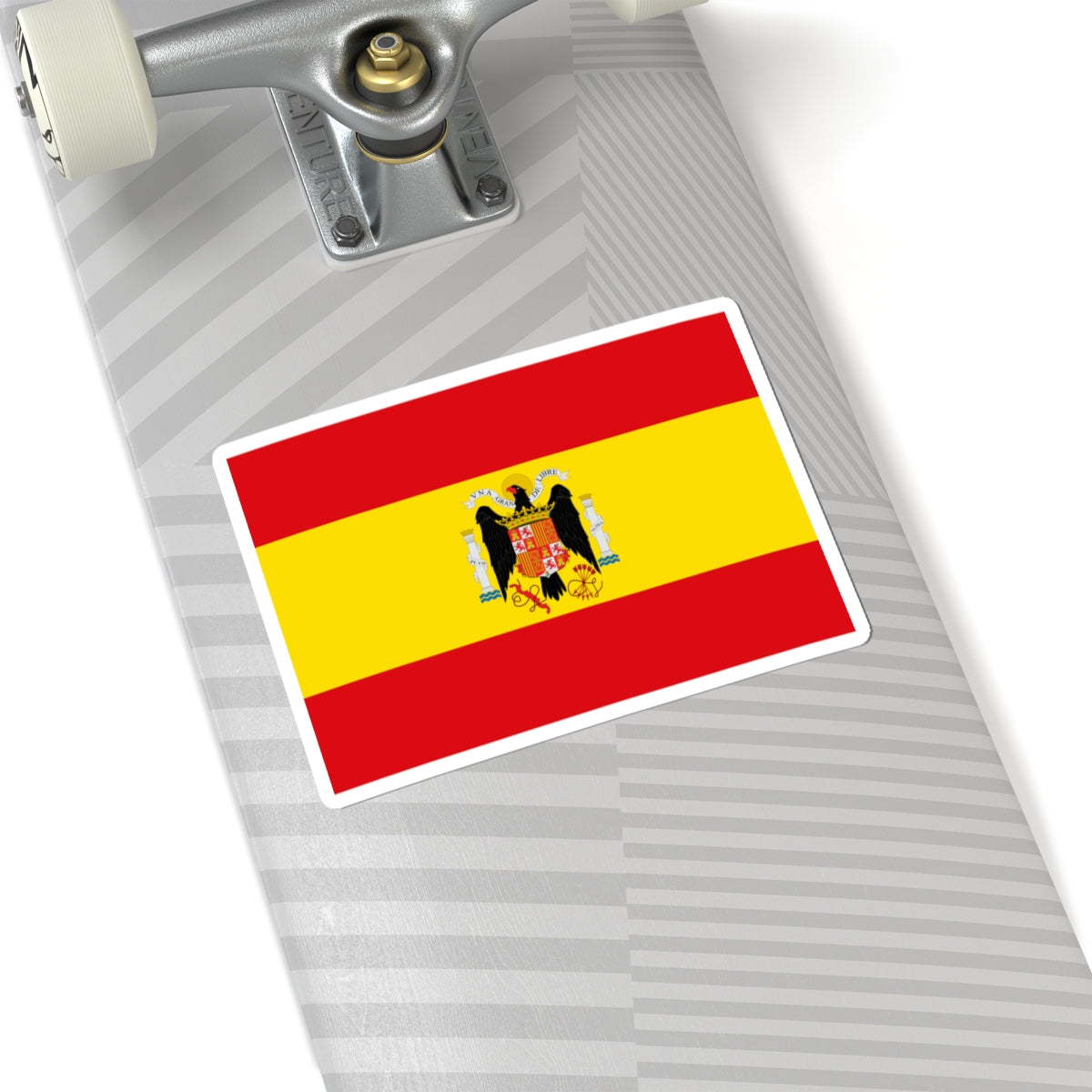 Flag of the Francoist Spain Army 1940-1945 Forts and Castles (Spain) STICKER Vinyl Kiss-Cut Decal