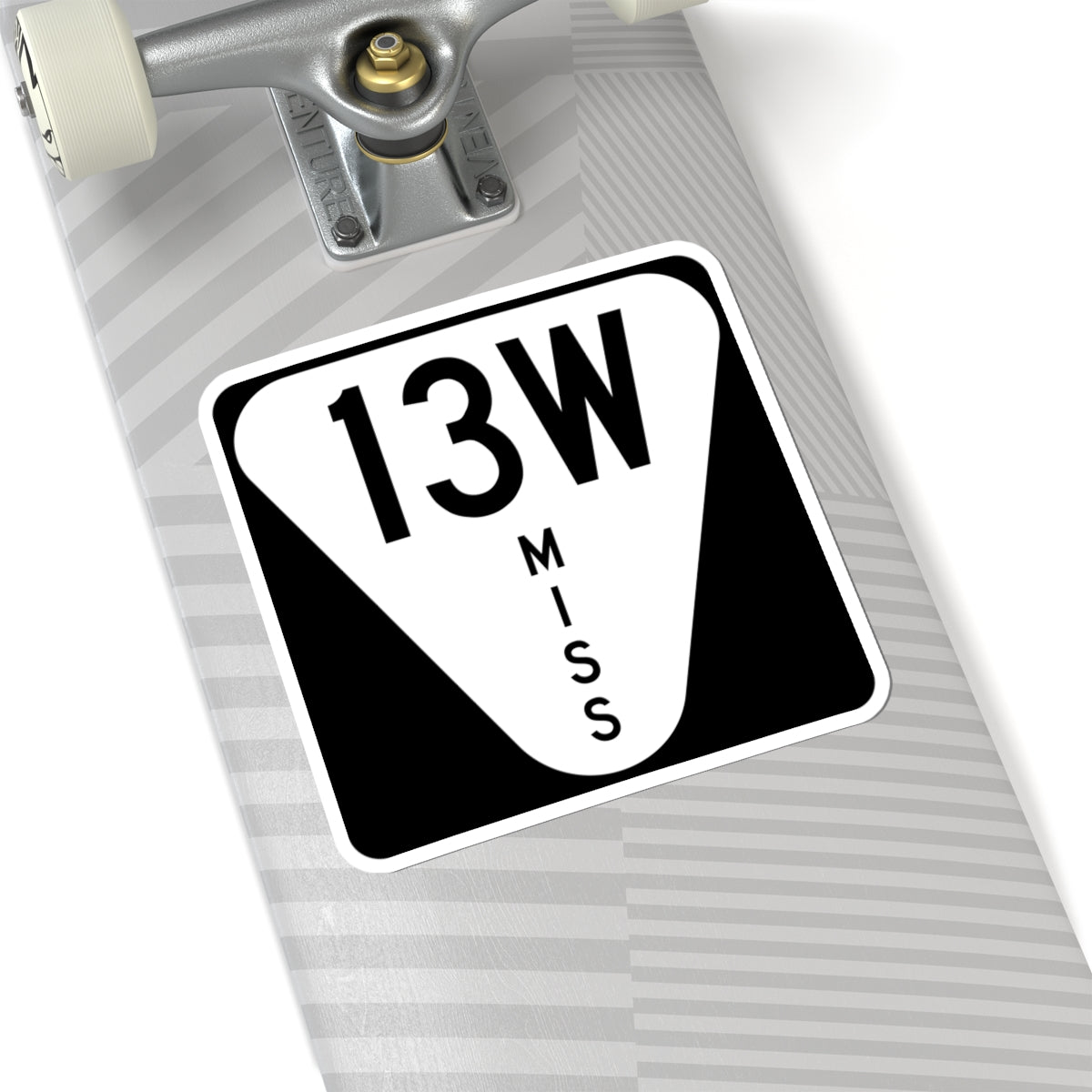 Mississippi 13W (Mississippi) (Road Sign) STICKER Vinyl Kiss-Cut Decal