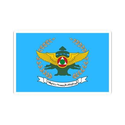 Flag of the Lebanese Air Force (Lebanon) STICKER Vinyl Kiss-Cut Decal