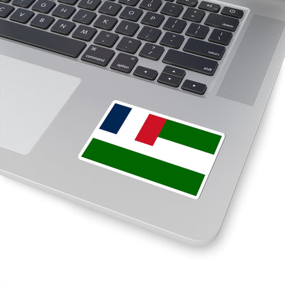 Flag of Syria French mandate (Belgium) STICKER Vinyl Kiss-Cut Decal