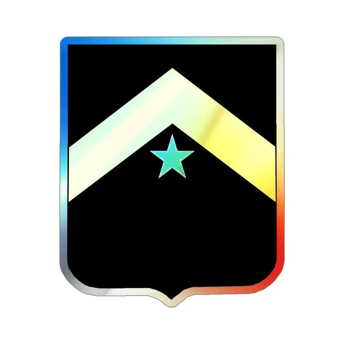 743rd Tank Battalion (U.S. Army) Holographic STICKER Die-Cut Vinyl Decal 5 Inch Holographic - The Sticker Space