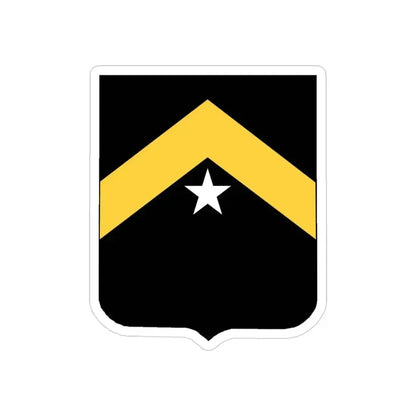 743rd Tank Battalion (U.S. Army) REVERSE PRINT Transparent Die-Cut STICKER 3 Inch Die-Cut Transparent - The Sticker Space