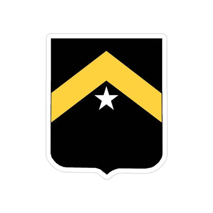 743rd Tank Battalion (U.S. Army) REVERSE PRINT Transparent Die-Cut STICKER 4 Inch Die-Cut Transparent - The Sticker Space