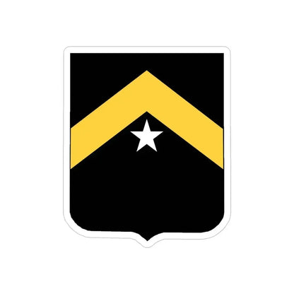 743rd Tank Battalion (U.S. Army) REVERSE PRINT Transparent Die-Cut STICKER 5 Inch Die-Cut Transparent - The Sticker Space