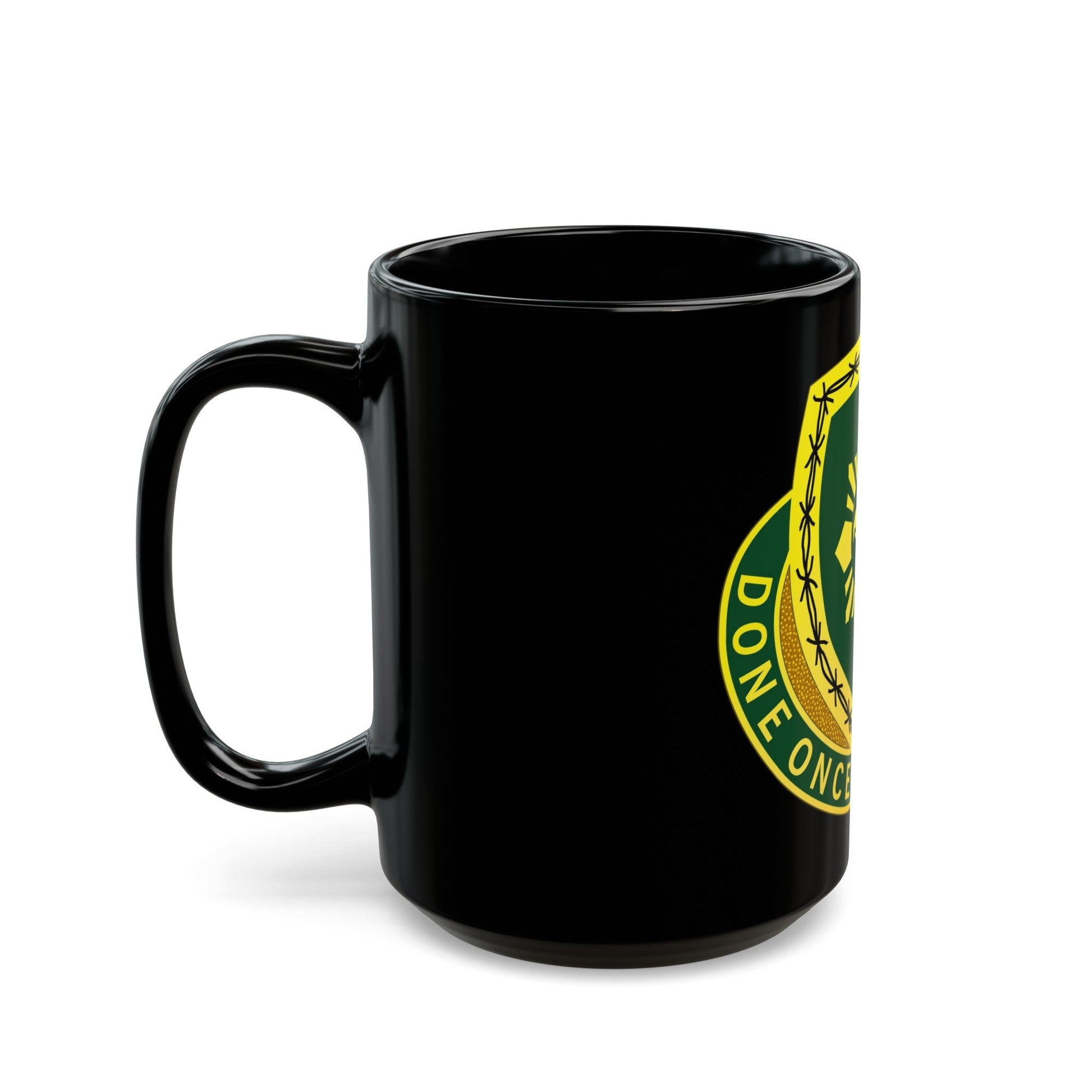 744 Military Police Battalion (U.S. Army) Black Coffee Mug-The Sticker Space