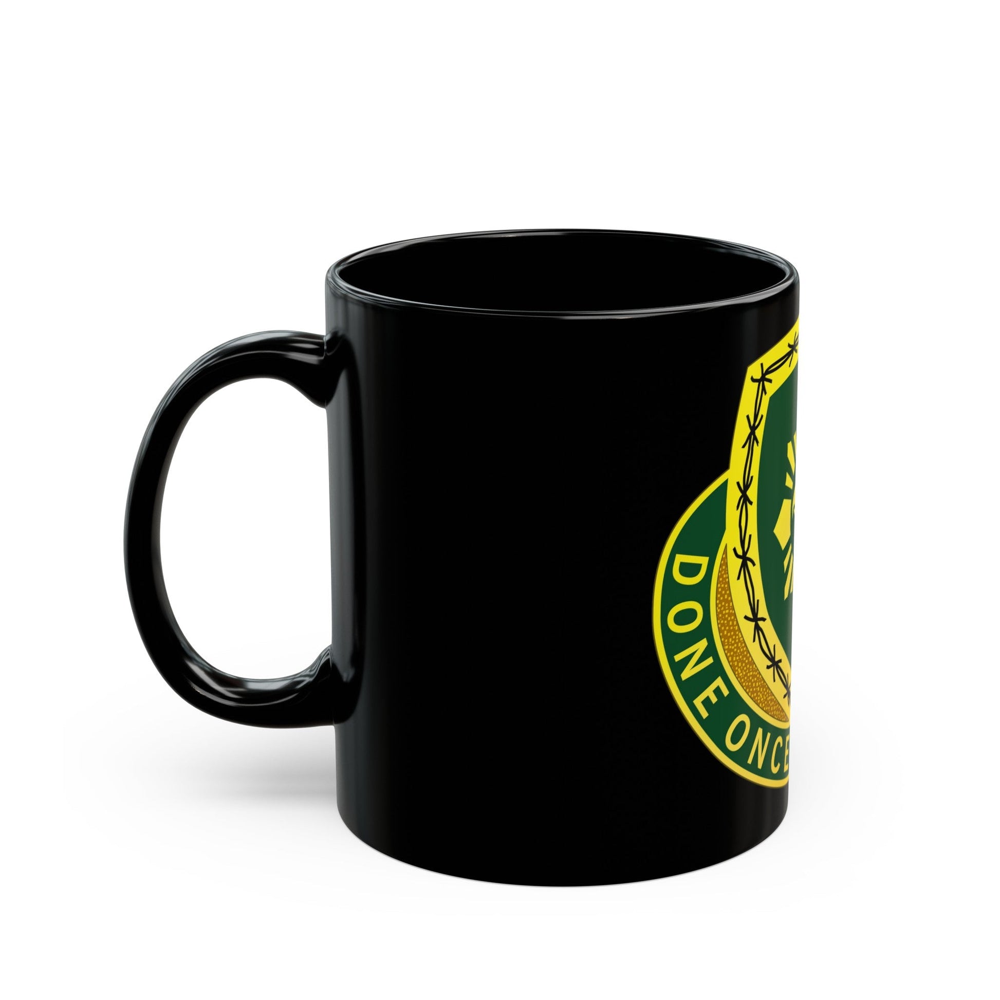 744 Military Police Battalion (U.S. Army) Black Coffee Mug-The Sticker Space