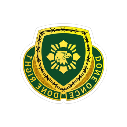 744 Military Police Battalion (U.S. Army) REVERSE PRINT Transparent STICKER-3 Inch-The Sticker Space